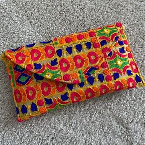 Indian embroidery purse